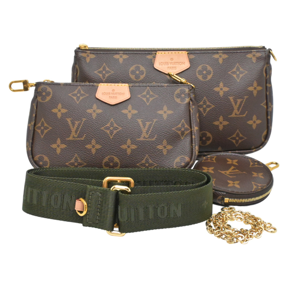 Louis Vuitton Multi Pochette Accessoires Women's Pouch M44813 Monogram Brown